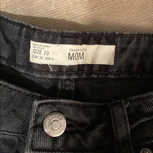 Topshop black Jean shorts